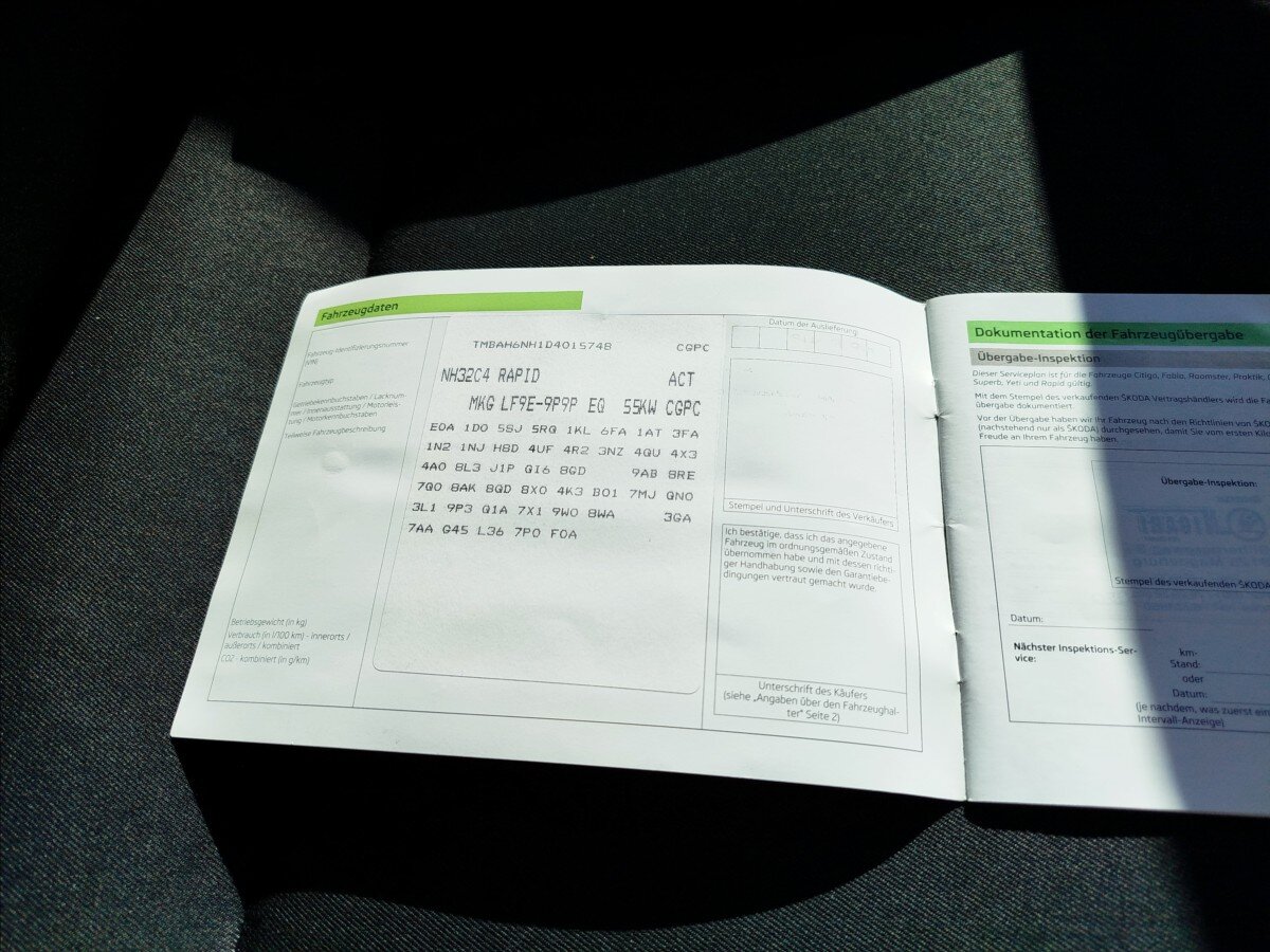 Škoda Rapid Liftback 1,2 l 55 kw