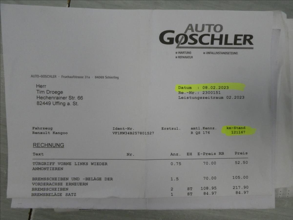 Renault Kangoo MPV 1,2 l 84 kw