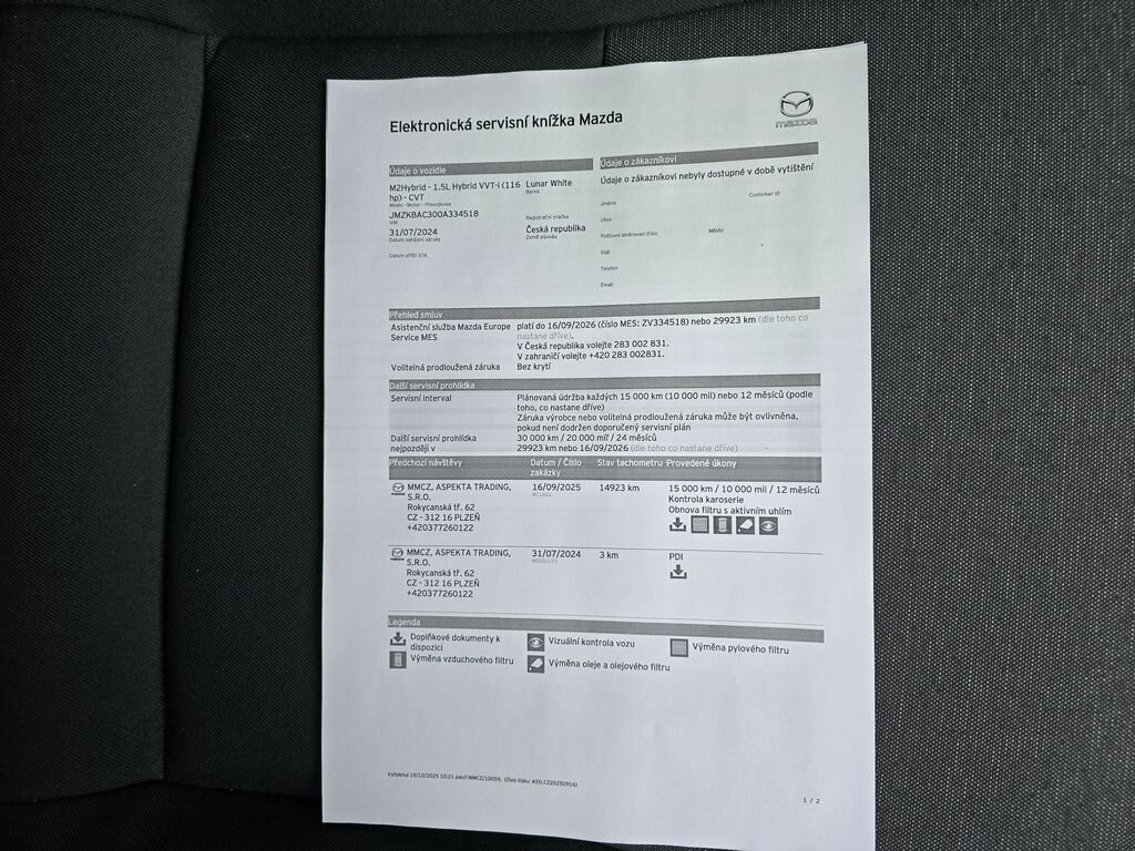 Mazda 2 Hatchback 1,5 l 85 kw