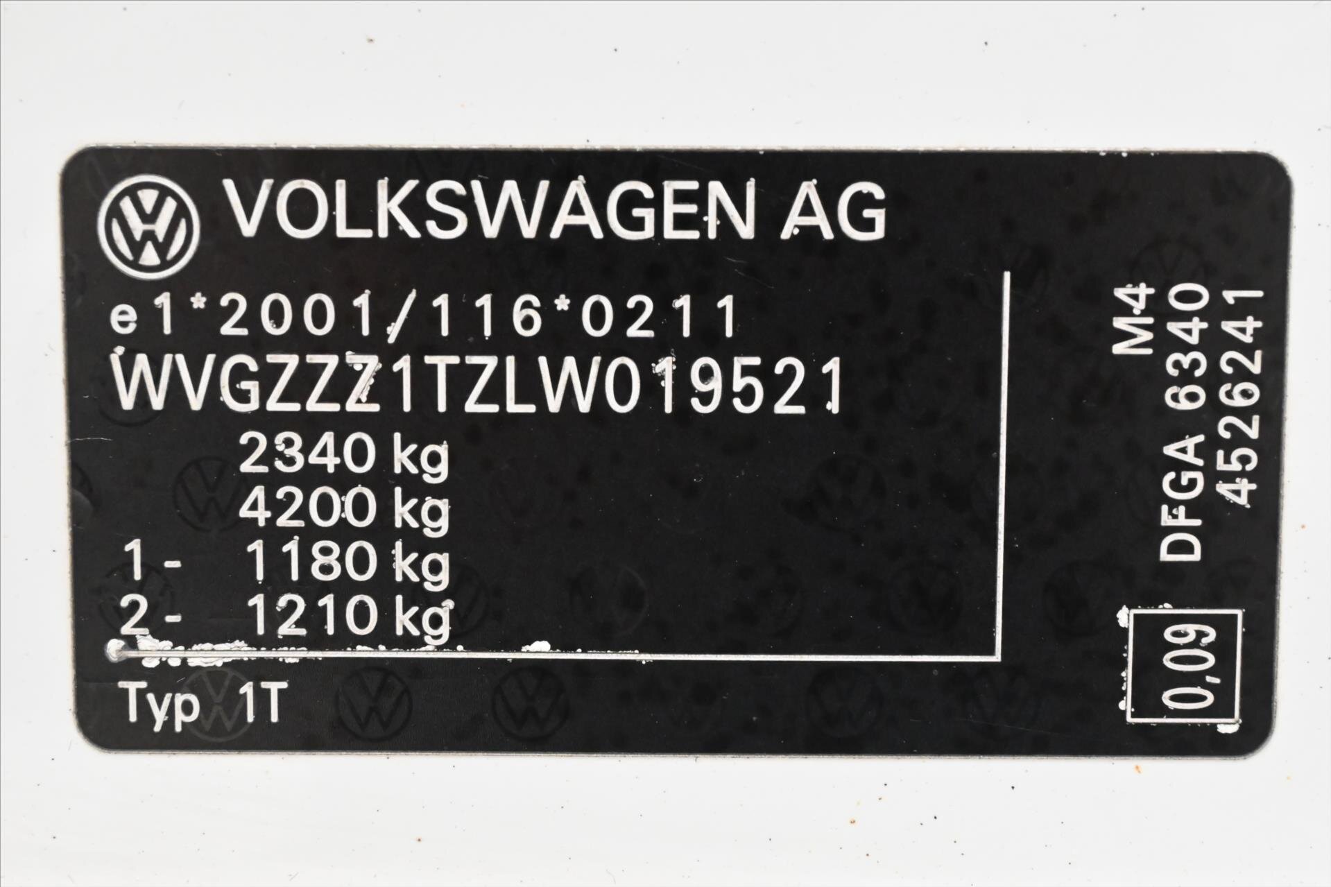 Volkswagen Touran MPV 2,0 l 110 kw