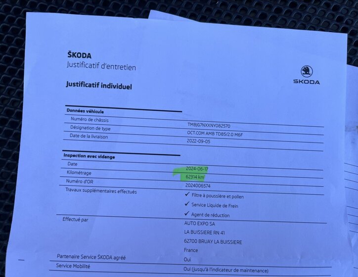 Škoda Octavia Kombi 2,0 l 85 kw