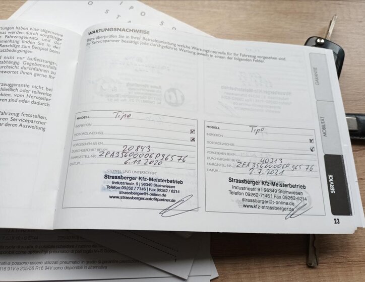 Fiat Tipo Kombi 1,6 l 88 kw