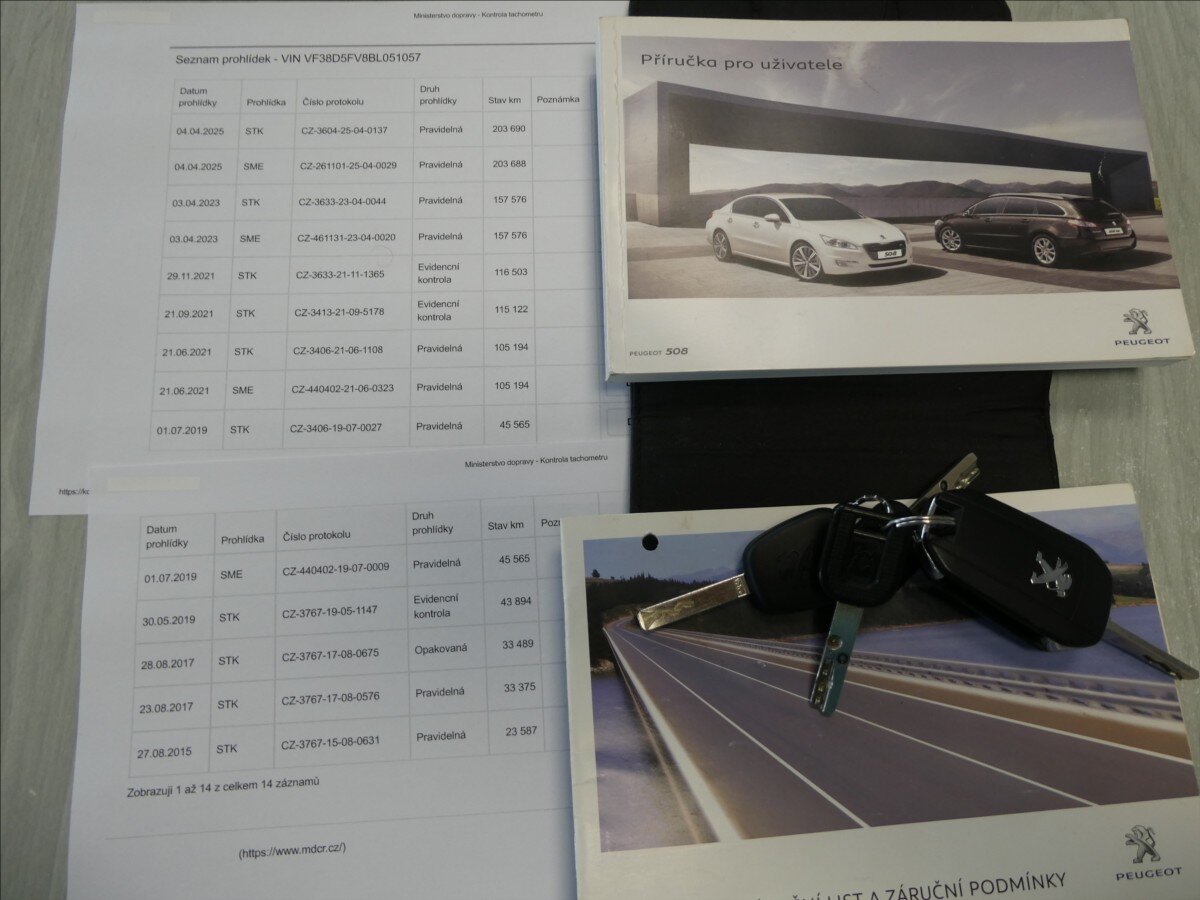 Peugeot 508 Sedan / Limuzína 1,6 l 115 kw