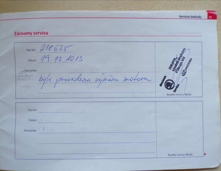 Škoda Octavia Sedan / Limuzína 1,8 l 118 kw