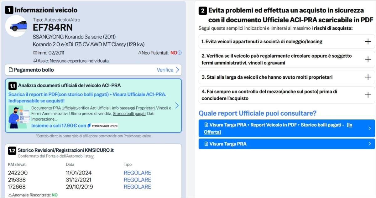 SsangYong Korando SUV 2,0 l 129 kw