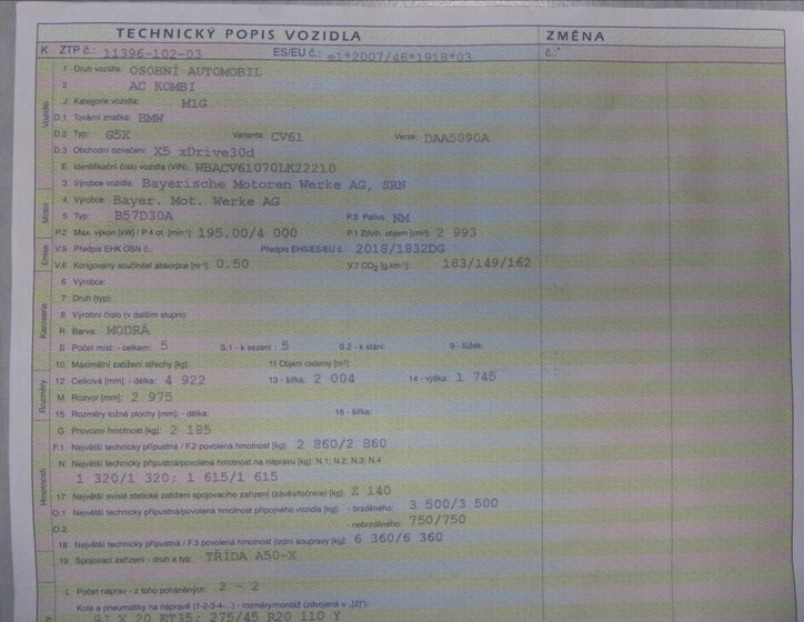 BMW X5 SUV / Terénní 3,0 l 195 kw