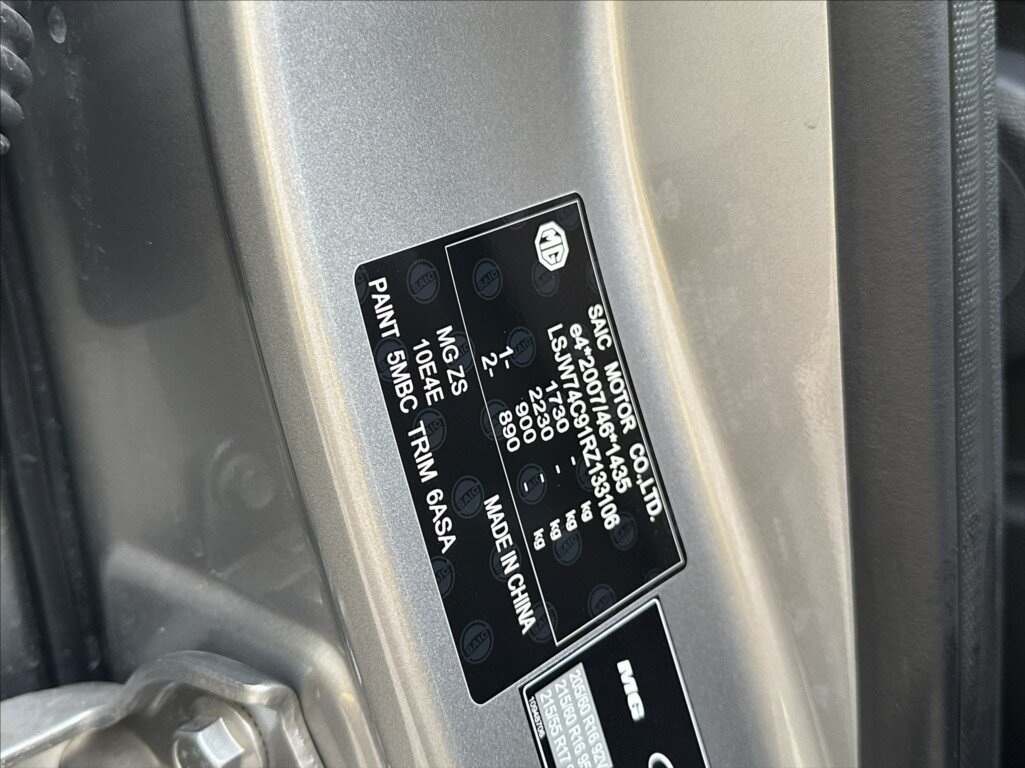 MG ZS SUV / Terénní 999,0 82 kw