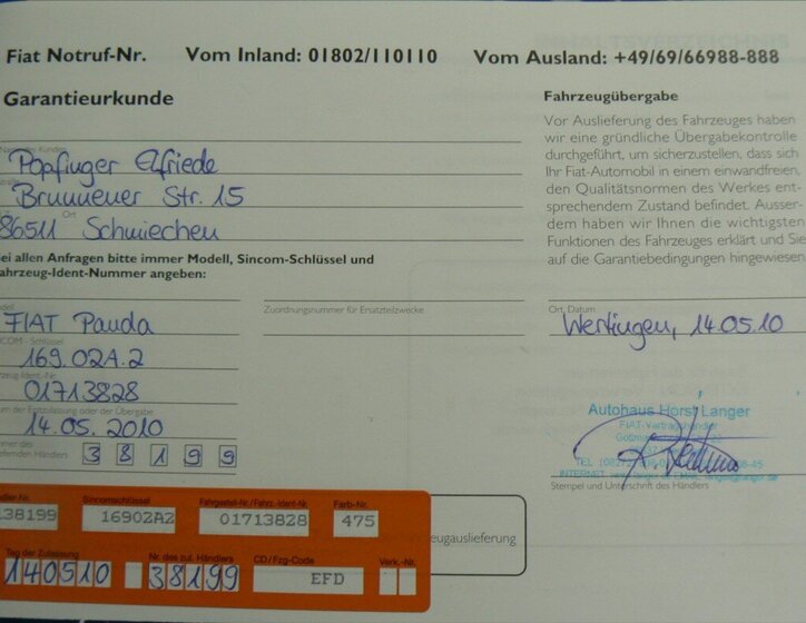 Fiat Panda Hatchback 1,1 l 40 kw