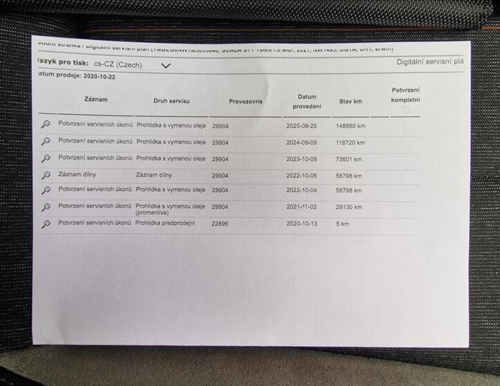 Škoda Scala Hatchback 1,6 l 85 kw