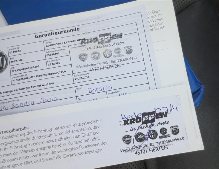 Fiat 500L Kombi 1,4 l 88 kw