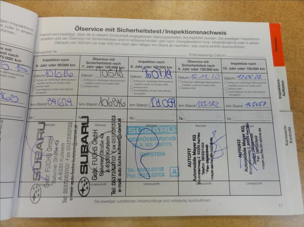 Subaru Legacy Kombi 2,0 l 110 kw