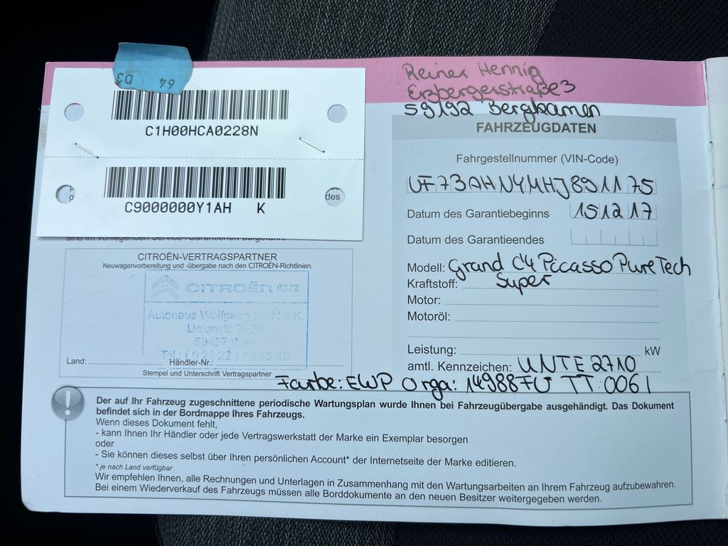 Citroën Grand C4 Picasso