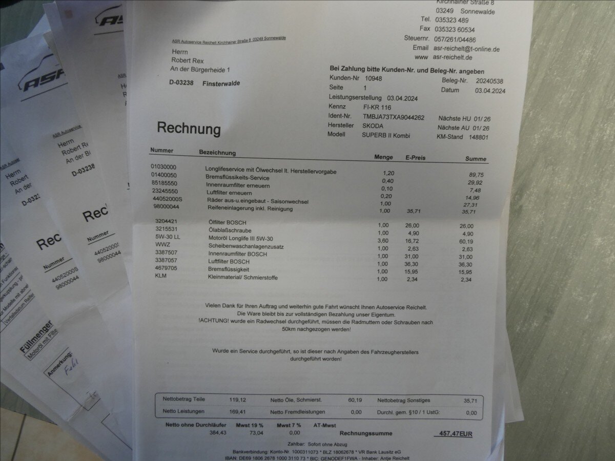 Škoda Superb Kombi 1,4 l 92 kw