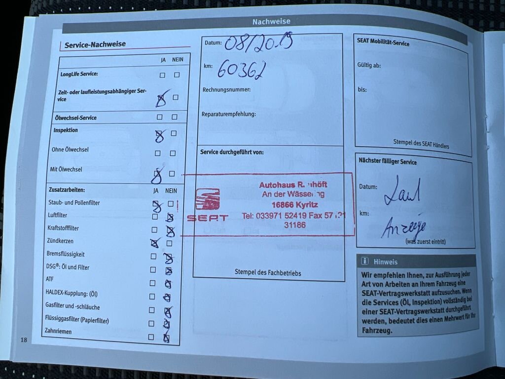 Seat Alhambra MPV 1,4 l 110 kw