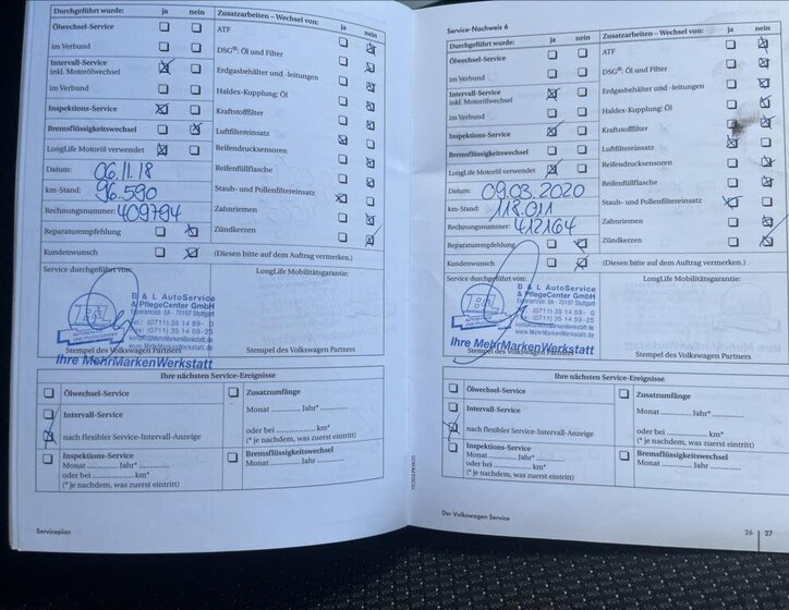 Volkswagen Touran MPV 1,2 l 77 kw