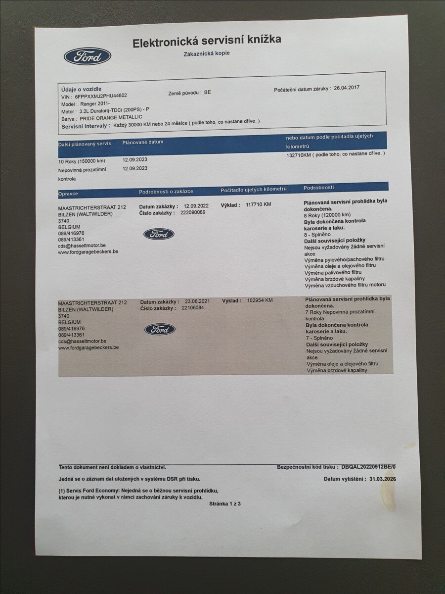Ford Ranger Pick-up 3,2 l 147 kw