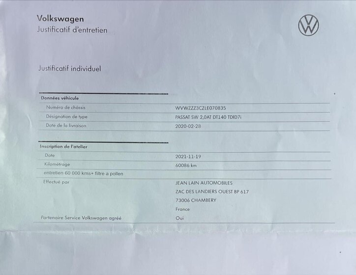 Volkswagen Passat Kombi 2,0 l 140 kw