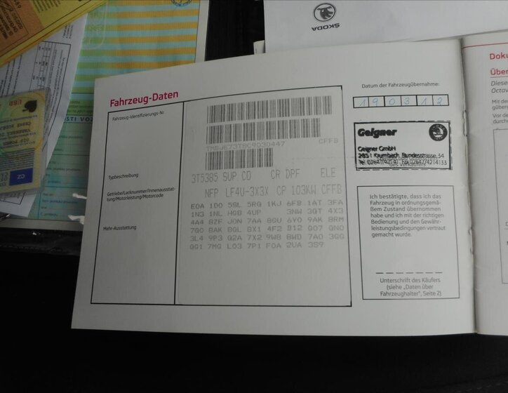 Škoda Superb Kombi 2,0 l 103 kw