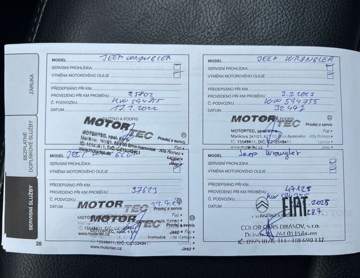 Jeep Wrangler SUV / Terénní 2,0 l 200 kw