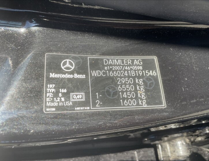 Mercedes-Benz GLE SUV / Terénní 3,0 l 190 kw