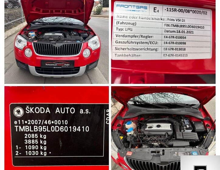 Škoda Yeti Kombi 1,8 l 112 kw