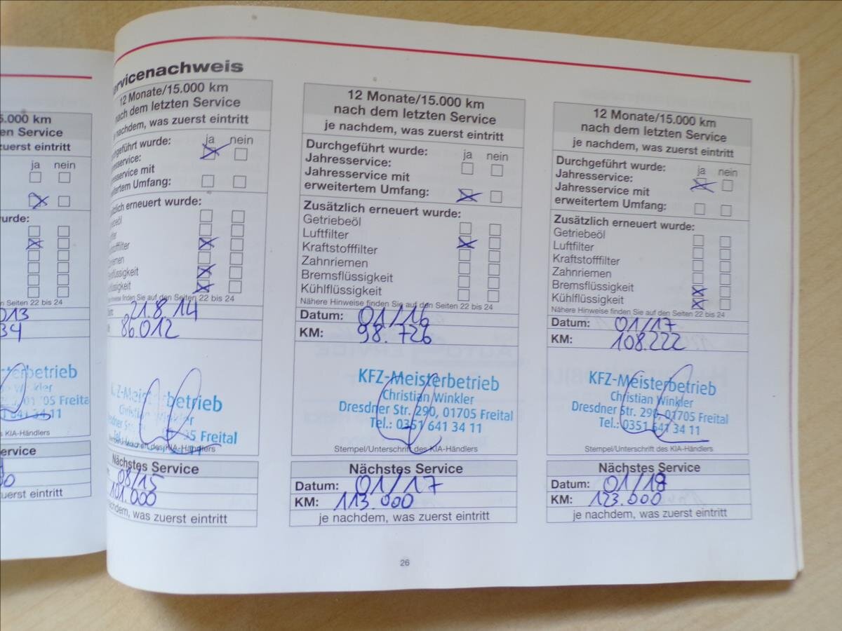 KIA Cerato Kombi 1,6 l 84 kw