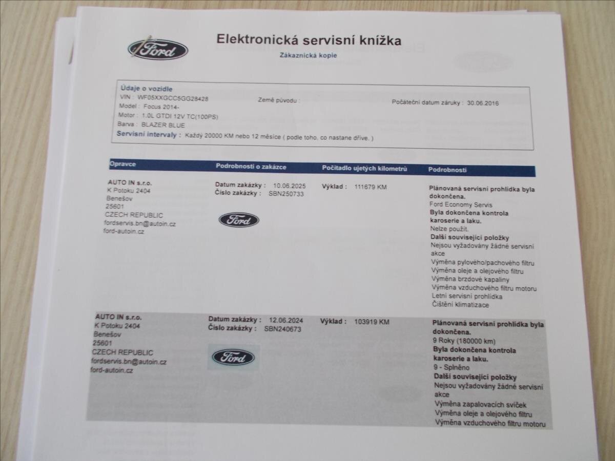 Ford Focus Hatchback 999,0 74 kw