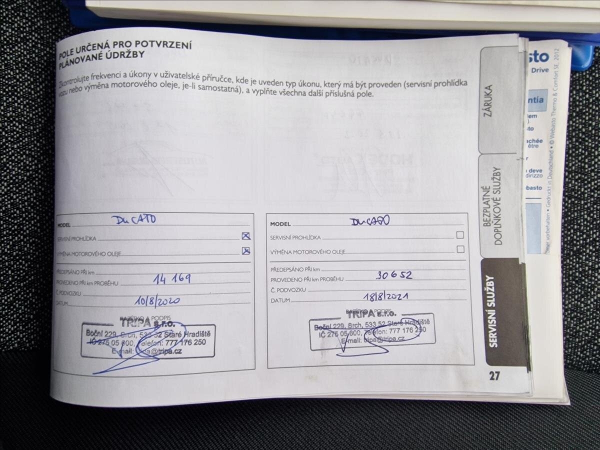 Fiat Ducato Skříň 3,0 l 100 kw