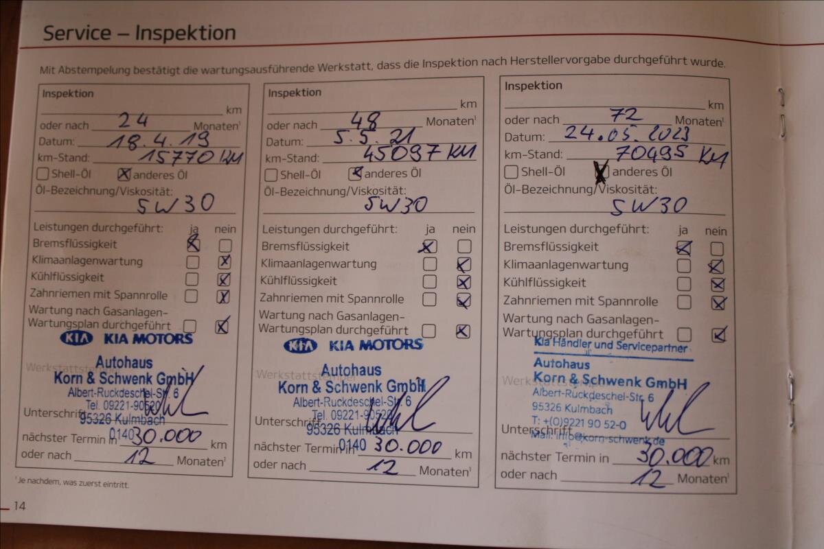 KIA Ceed Kombi 1,6 l 99 kw