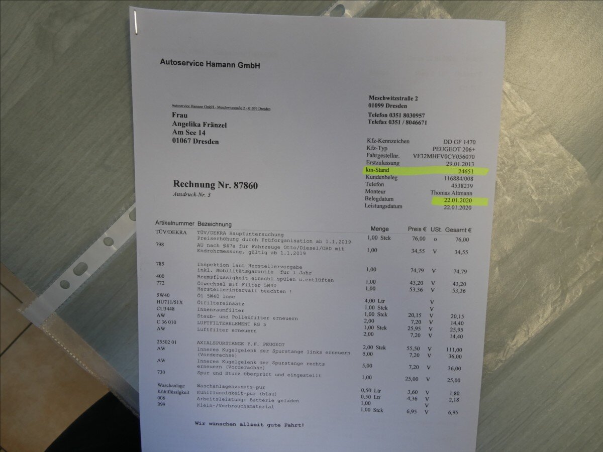 Peugeot 206 Hatchback 1,1 l 44 kw