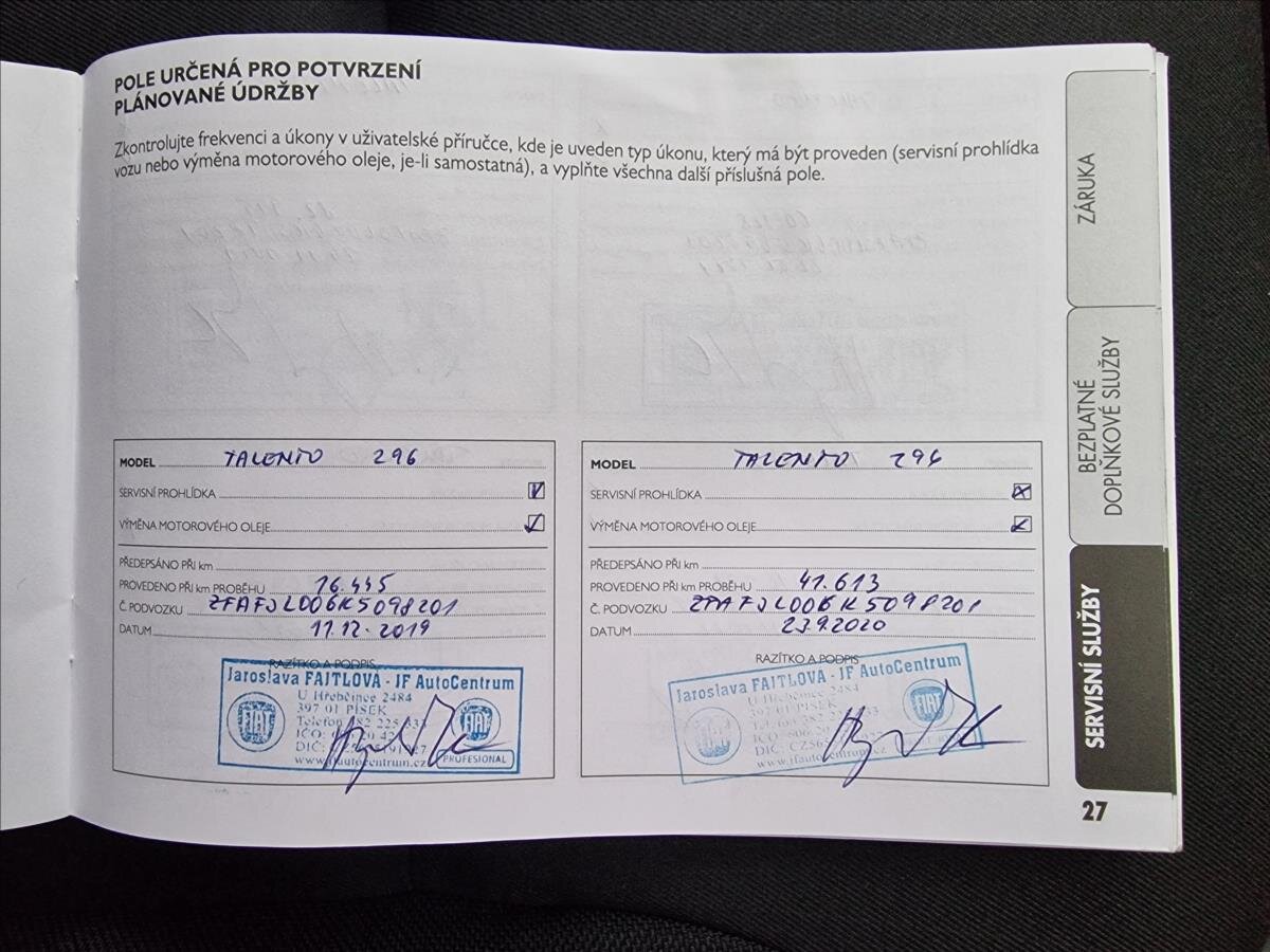 Fiat Talento Kombi 1,6 l 89 kw