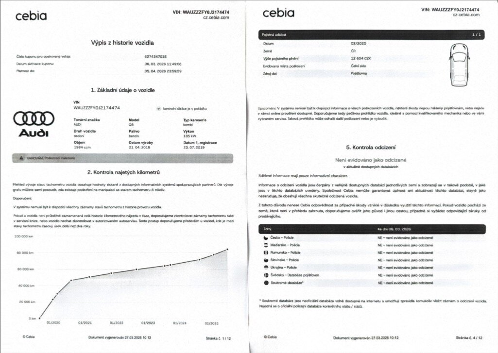 Audi Q5 SUV / Terénní 2,0 l 185 kw