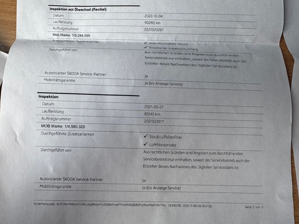 Škoda Octavia Kombi 1,4 l 110 kw