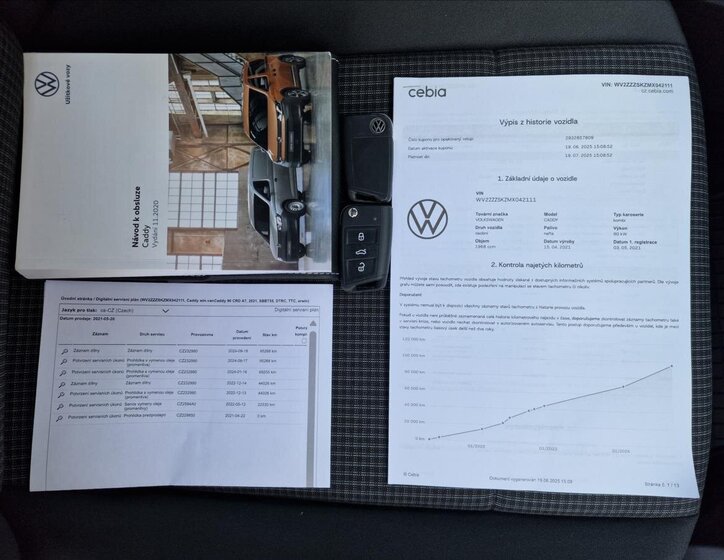 Volkswagen Caddy Kombi 2,0 l 90 kw