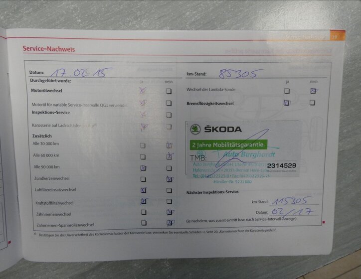 Škoda Yeti SUV 2,0 l 125 kw