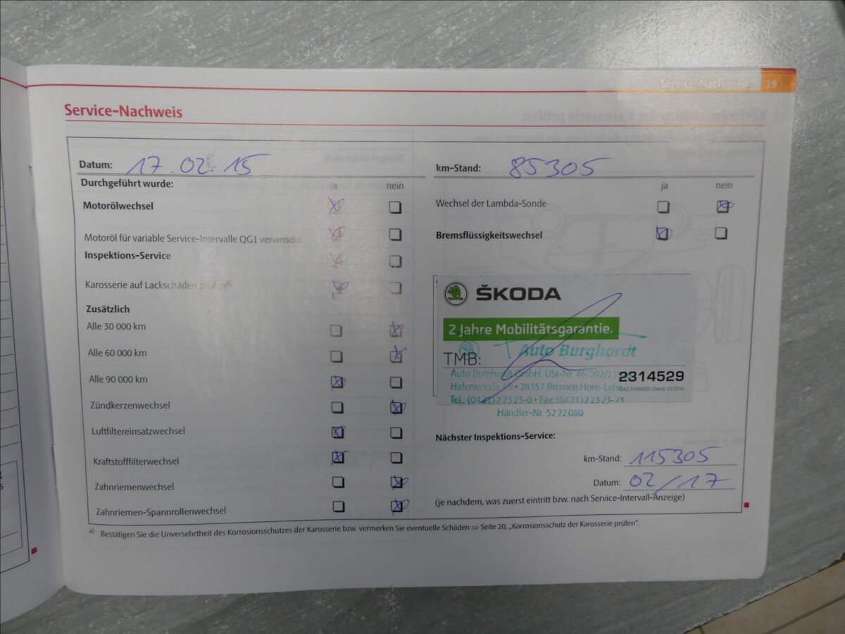 Škoda Yeti SUV 2,0 l 125 kw