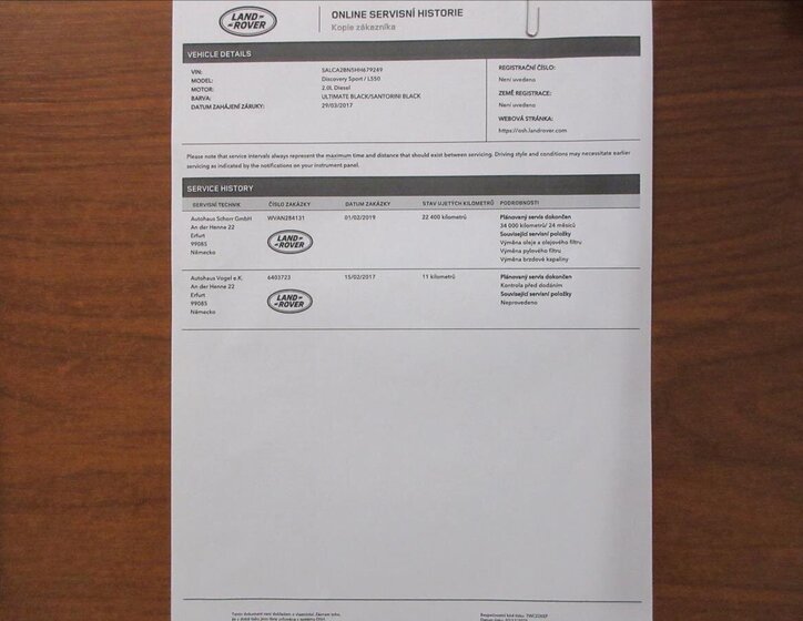 Land Rover Discovery Sport SUV 2,0 l 132 kw