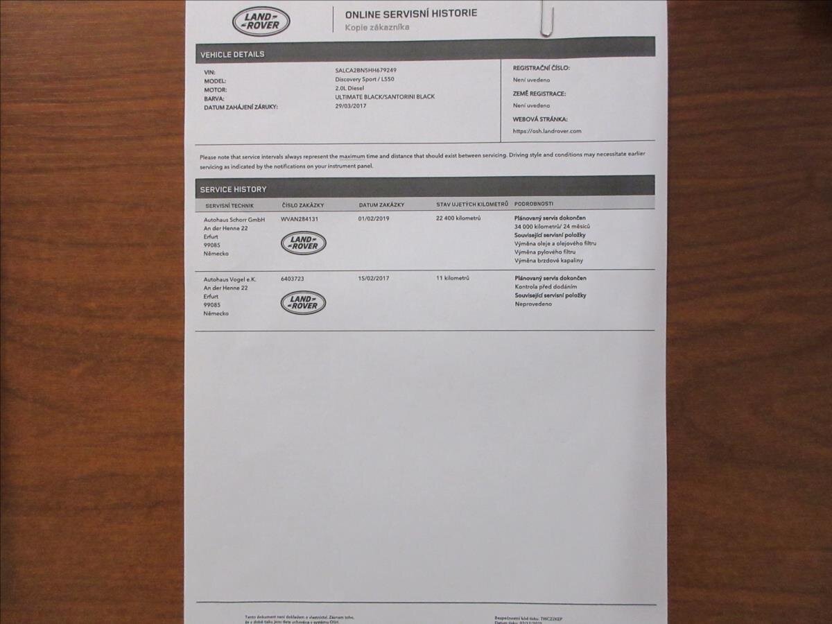 Land Rover Discovery Sport SUV 2,0 l 132 kw