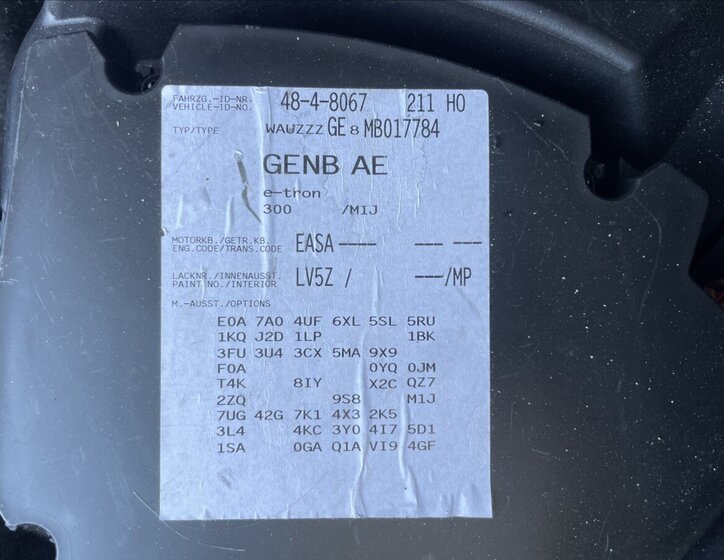 Audi e-tron Kombi 0,0 300 kw