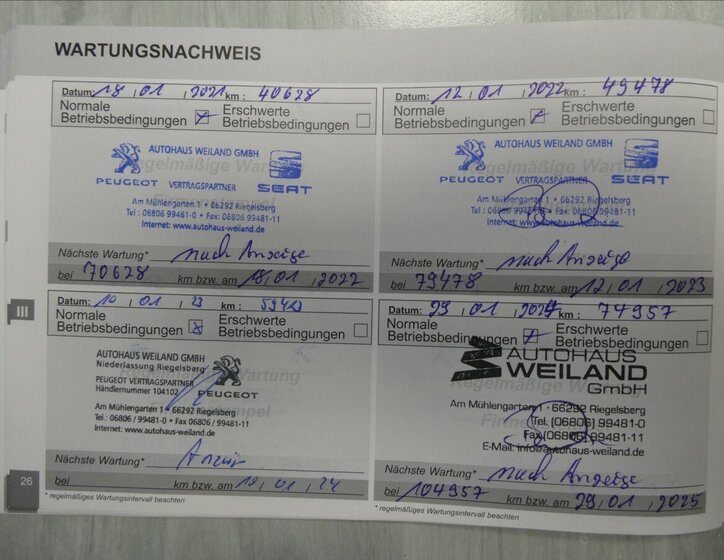 Peugeot 3008 SUV 1,6 l 121 kw