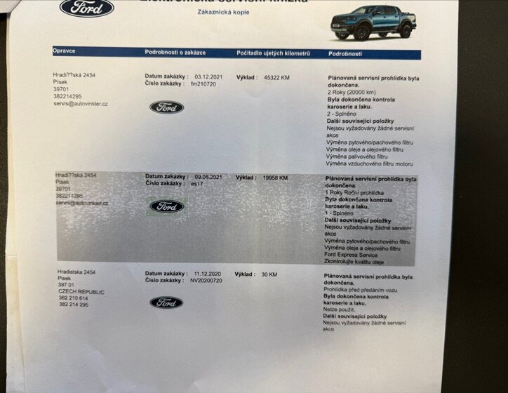 Ford Ranger Pick-up 2,0 l 157 kw