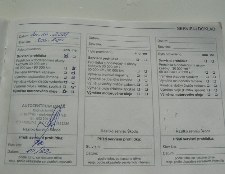 Škoda Superb Sedan 1,9 l 74 kw