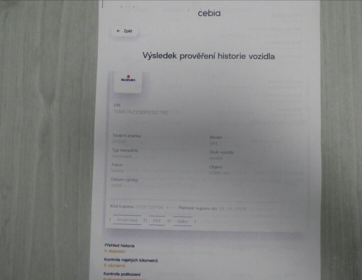 Suzuki SX4 Hatchback 1,6 l 79 kw