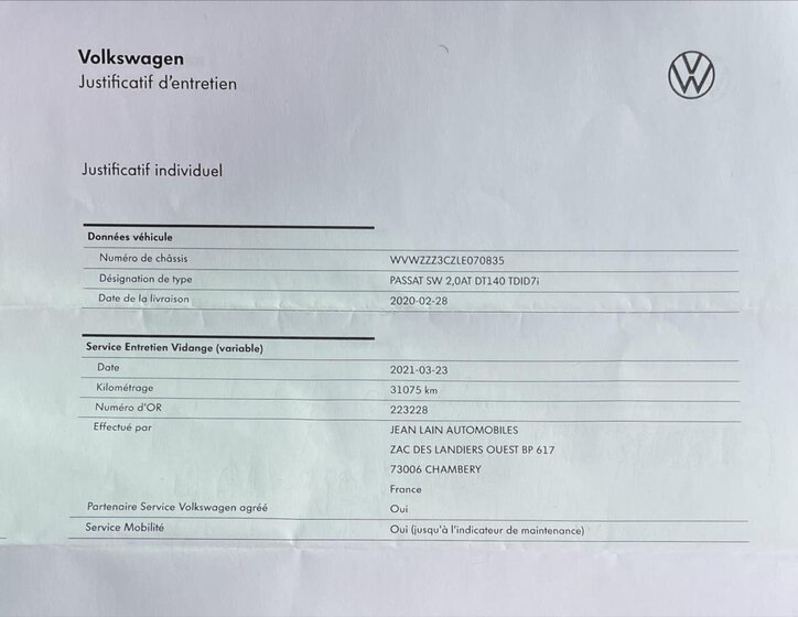 Volkswagen Passat Kombi 2,0 l 140 kw