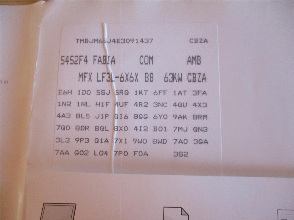 Škoda Fabia Kombi 1,2 l 63 kw