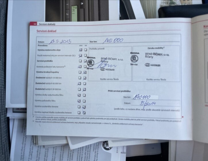 Škoda Octavia Sedan / Limuzína 1,9 l 77 kw