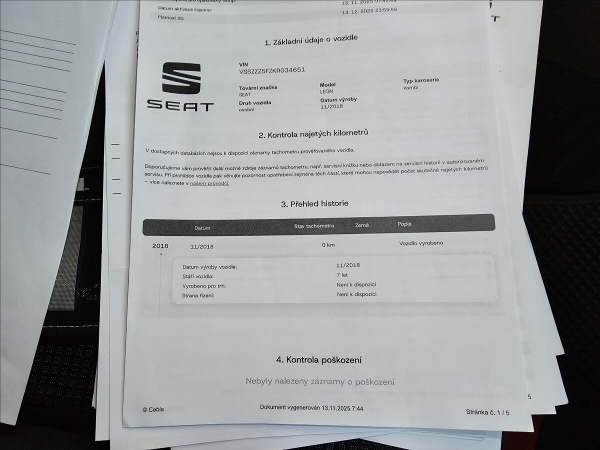Seat Leon Kombi 1,5 l 96 kw