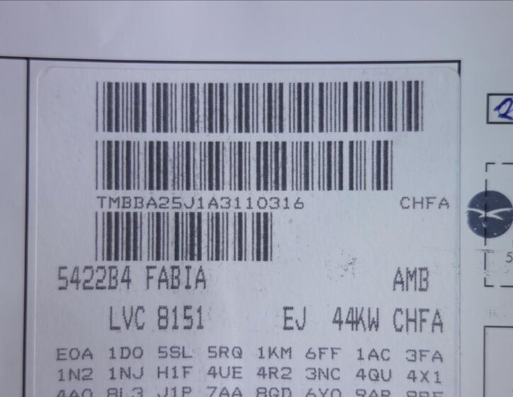 Škoda Fabia Hatchback 1,2 l 44 kw