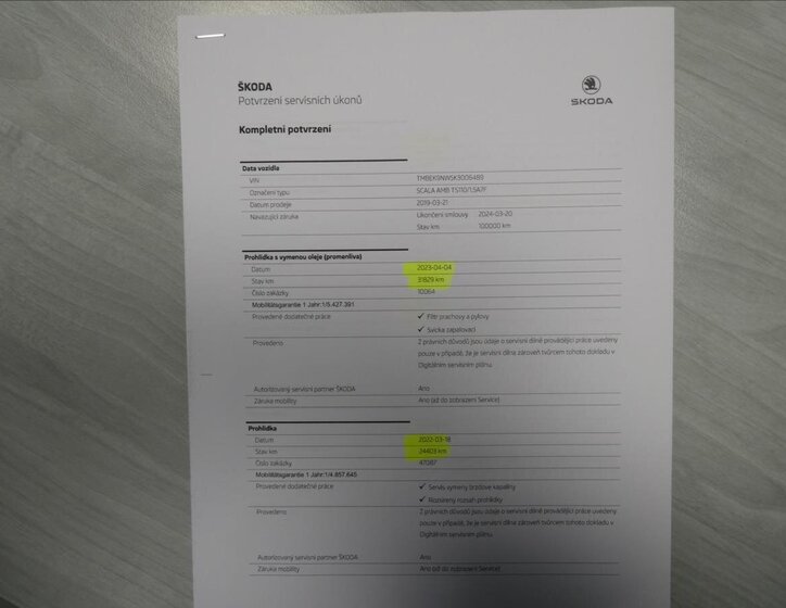 Škoda Scala Hatchback 1,5 l 110 kw