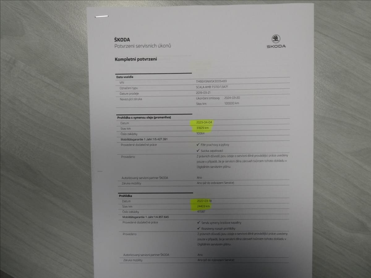 Škoda Scala Hatchback 1,5 l 110 kw